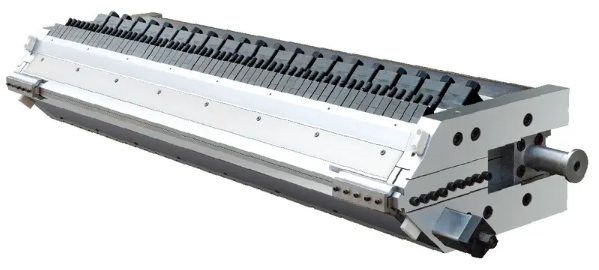 Matrice de feuille &agrave; ouverture rapide pour l'extrusion de feuilles multicouches