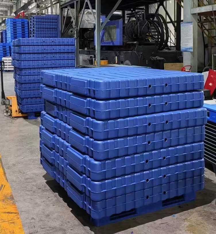 Machine de moulage par soufflage Jwell 2000/2000F pour la logistique, palette double face en plastique HDPE/palette réversible