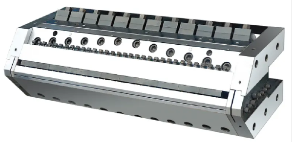 Matrice de feuille de coextrusion dans le moule pour la fabrication de feuilles de pr&eacute;cision