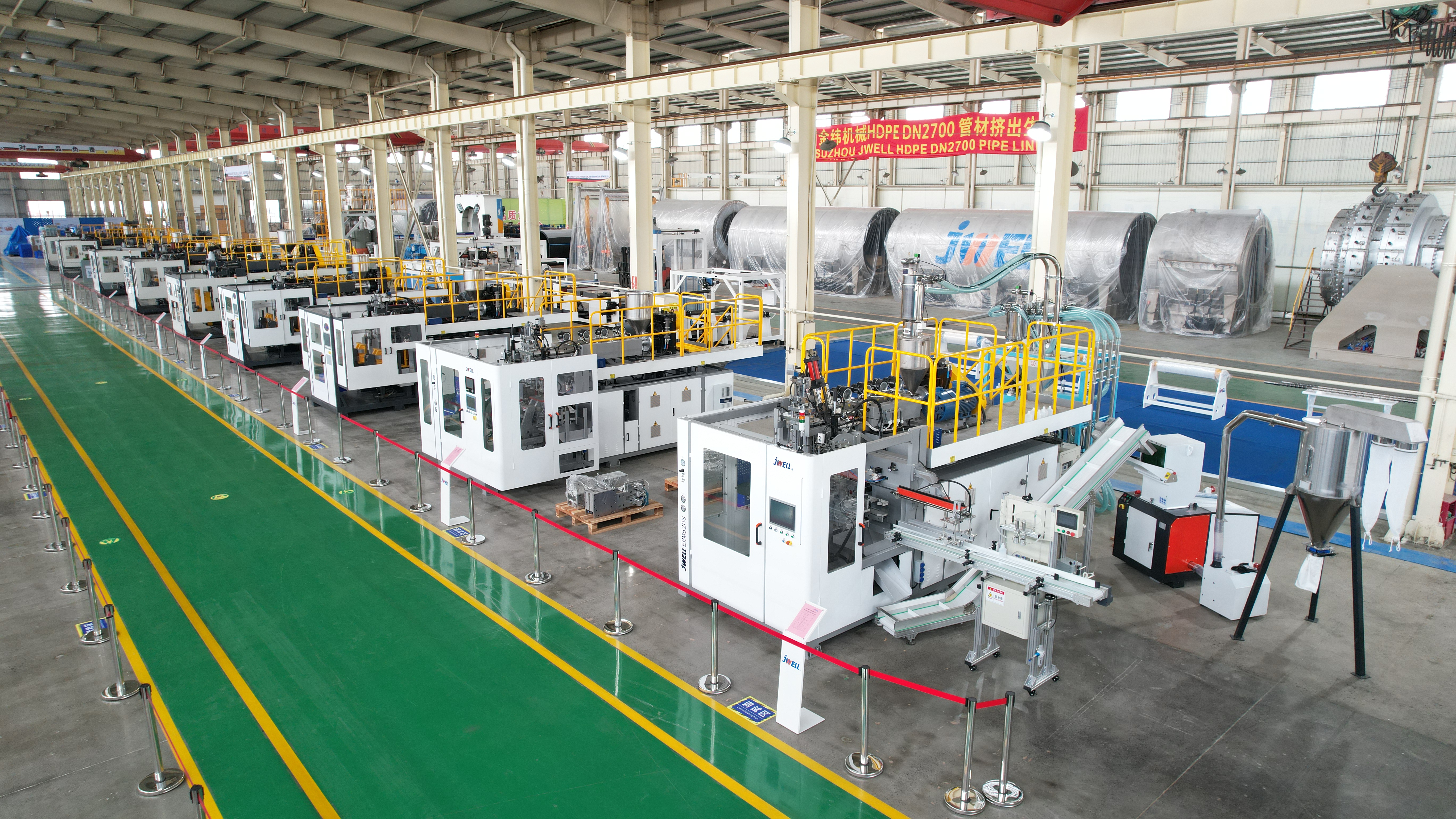 Machine de moulage de soufflage à double station 5L pour bouteilles en plastique