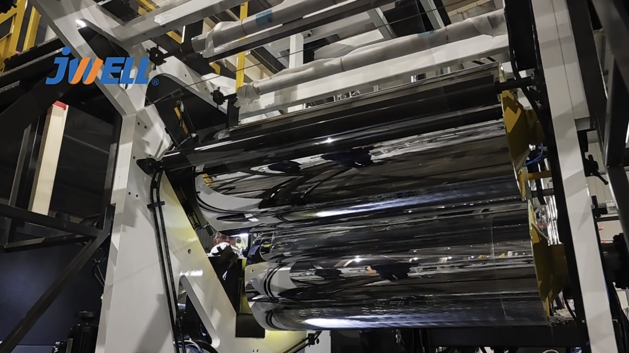 Extrudeuse à vis unique Jwell Machine d'extrusion de feuilles PET/PLA Machine d'extrudeuse en plastique haute capacité